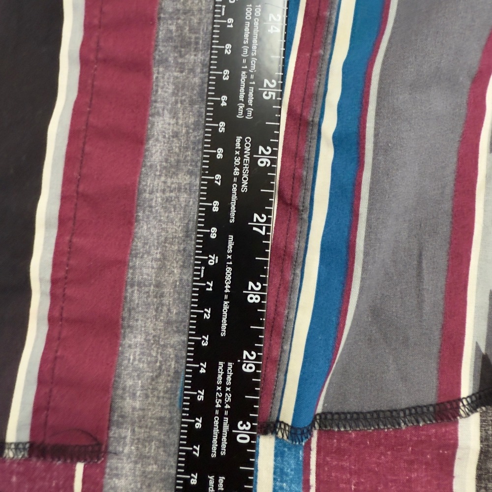 Wrangler Vintage Southwestern Striped Short Sleeve Shirt Multicolor Size M - Picture 9 of 12